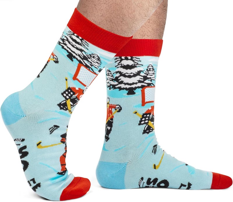 Lavley Funny Socks for Sports Fans and Players - Cool Novelty Gifts for Men, Women, & Teens - Image 4